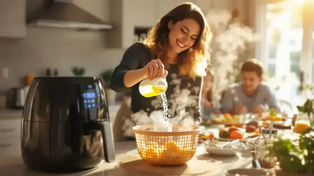 Morens hemmelighed: Sådan rengør du din airfryer mens du spiser